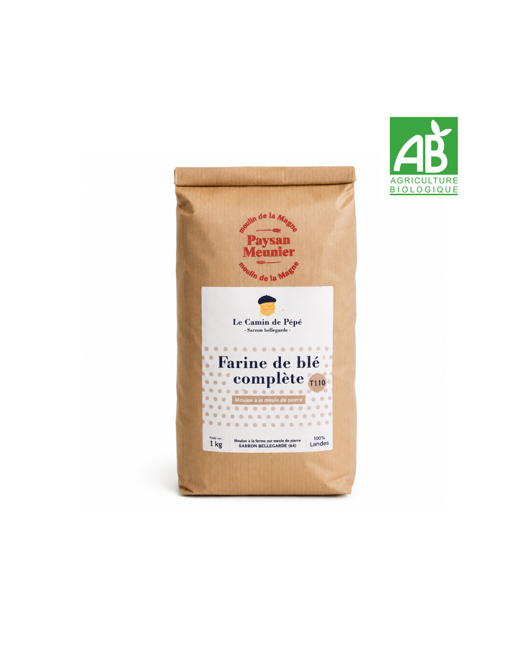 Farine de Blé Bio T110 (1 kg)