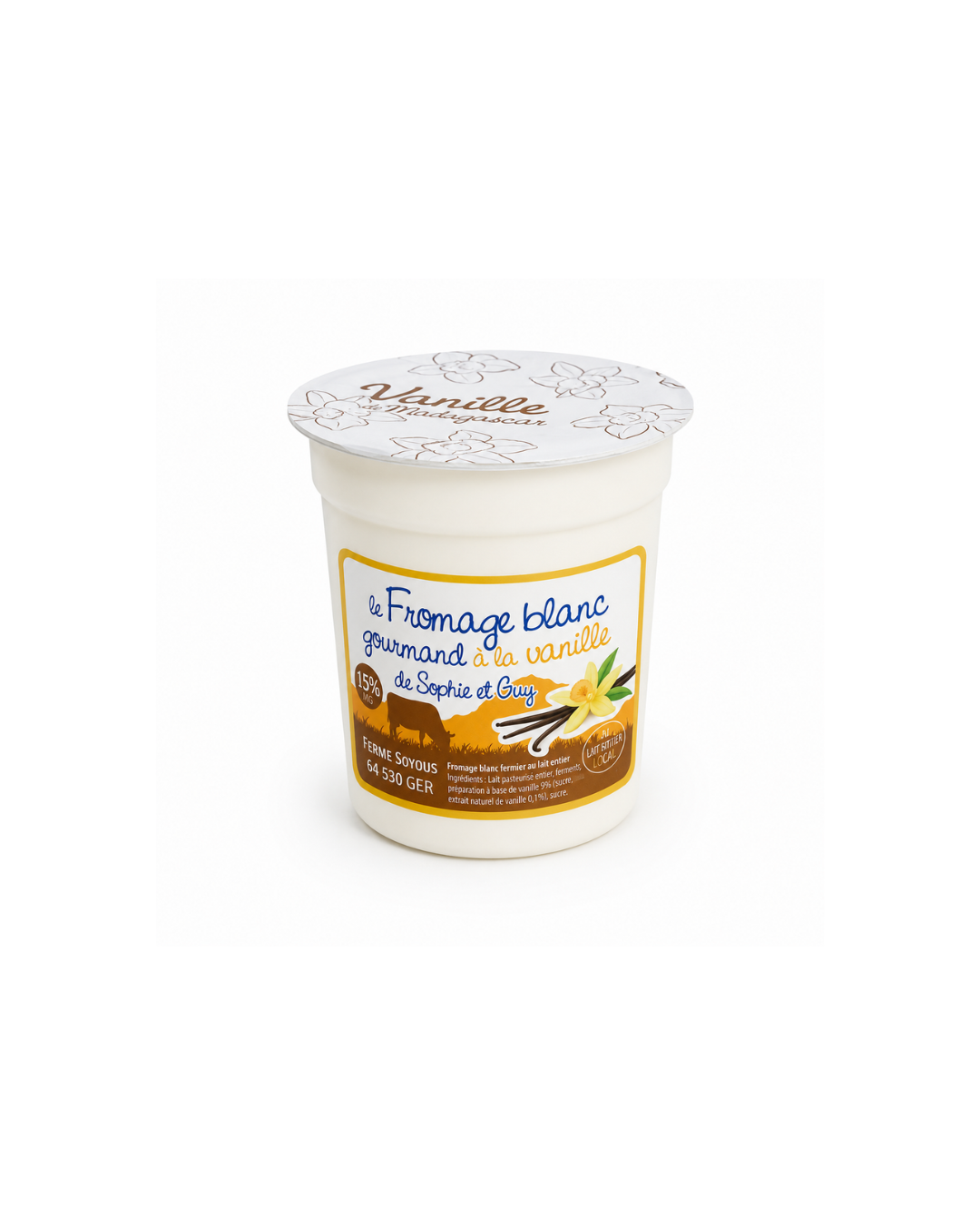Fromage Blanc Vanille (125 g)