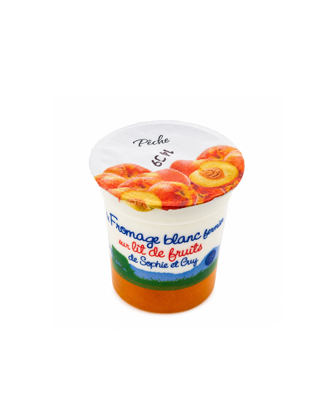 Fromage Blanc sur lit de pêche (125 g)