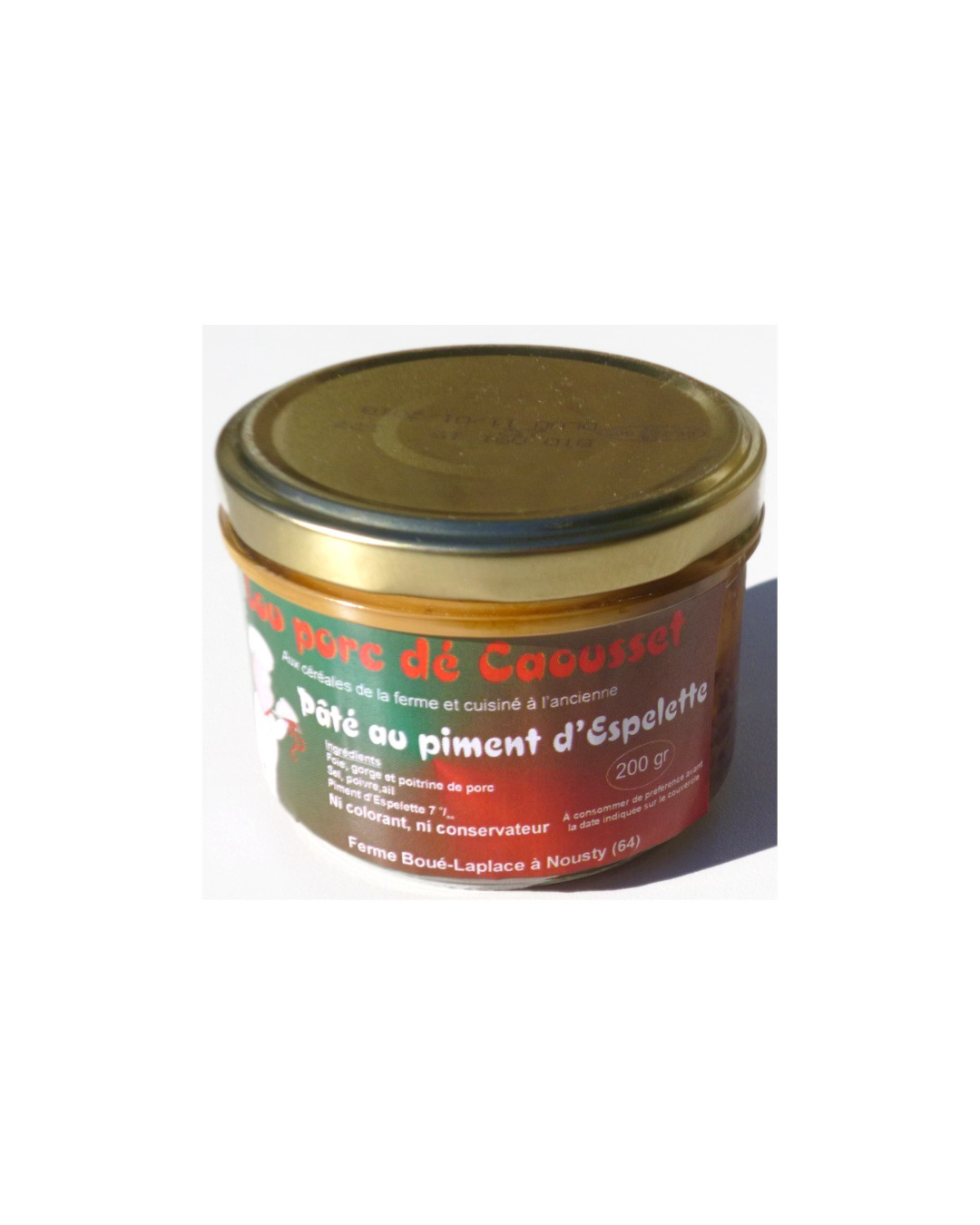 Paté au piment d'espelette