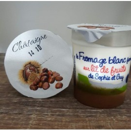 Fromage Blanc sur lit de châtaigne (125 g)