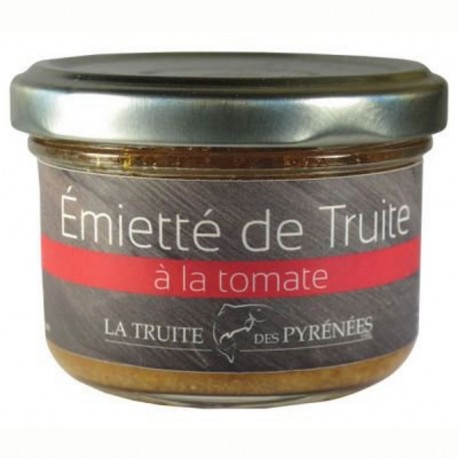 Emietté de truite à la tomate (pot de 90g)