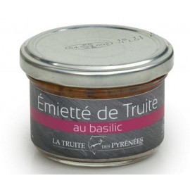 Emietté de truite à la tomate (pot de 90g)