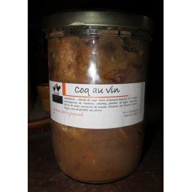 Coq au vin (pot de 750g)