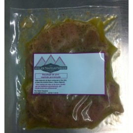 2 escalopes marinées à la provençale (200g environ)