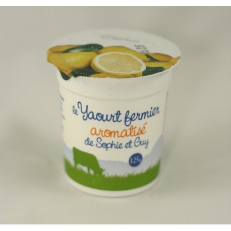 Yaourt citron (125 g)