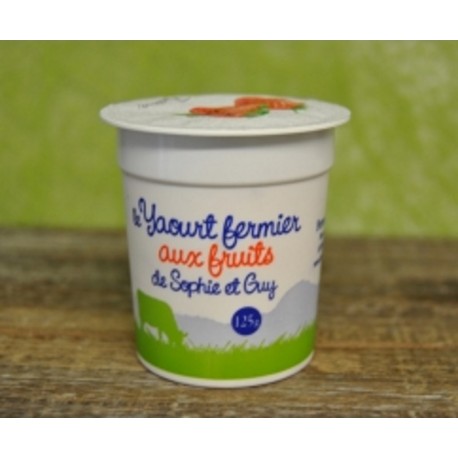 Fromage Blanc sur lit de myrtille (125 g)