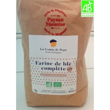 Farine de Blé Bio T110 (1 kg)