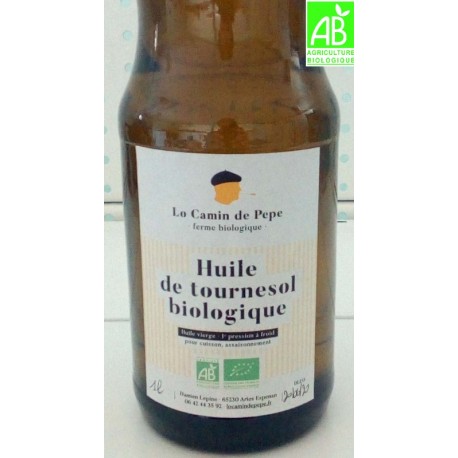 Huile de Tournesol Bio (1 L)