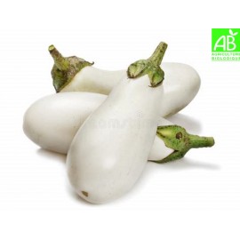 Aubergine Blanche Bio (1 kg)