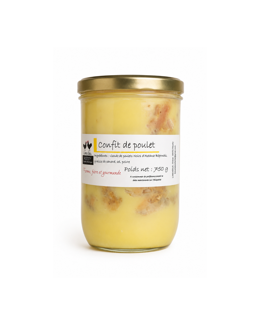 Confit de Poulet Noir (pot de 750g)